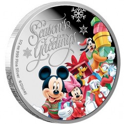 Niue 1 dollar 2015 Disney - Season's Greetings - 1/2 Oz. zilver