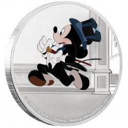 Niue 2 dollar 2017 Disney - Mickey Through the Ages 6 - Delayed Date - 1 Oz. zilver
