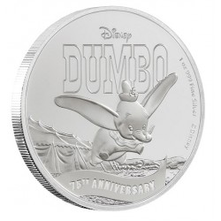 Niue 2 dollars 2016 Disney Classics 5) 75th Anniversary of Dumbo - 1 oz silver coin
