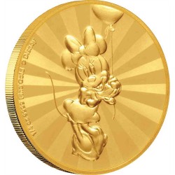 Niue 25 dollars 2019 Disney - Mickey Mouse & Friends Carnival 2 - Minnie Mouse - 1/4oz gold coin
