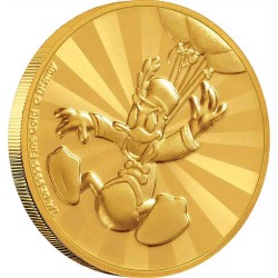 Niue 25 dollars 2019 Disney - Mickey Mouse & Friends Carnival 3 - Donald Duck - 1/4oz gold coin