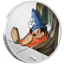 2020 Disney Fantasia THE DOZING SORCERER'S APPRENTICE - Niue 2 dollars 1 oz silver coin