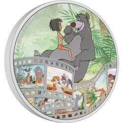 2022 Disney Cinema Master Pieces 3) JUNGLE BOOK - Niue 10 dollars 3 oz silver coin