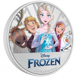 2022 Disney Princesses - FROZEN Anna & Elsa - Niue 2 dollars 1 oz silver coin