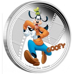 Niue 2 dollar 2014 Disney - Mickey & Friends collection - Goofy - 1 Oz. zilver