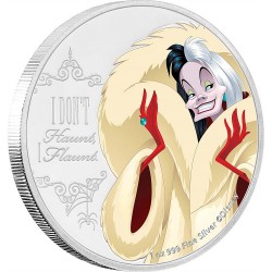 Niue 2 dollars 2018 Disney Villains - 3) Cruella de Vil™ - 1oz silver coin