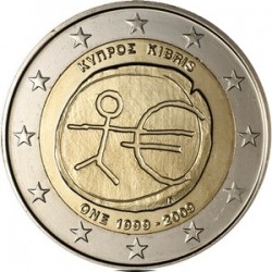 Cyprus 2 euro 2009 EMU UNC