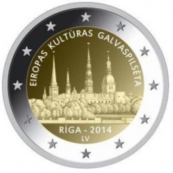Letland 2 euro 2014 Riga UNC
