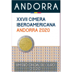 Andorra 2 euro 2020 Ibero-Amerikaanse Top BU coincard