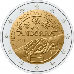 Andorra 2 euro 2021 Ouderenzorg UNC