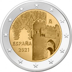 Spanje 2 euro 2021 Toledo UNC
