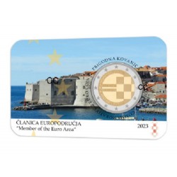 Kroatie 2 euro 2023 Lidmaatschap Eurozone UNC coincard