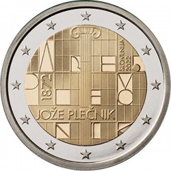 Slovenie 2 euro 2022 Joze Plecnik UNC
