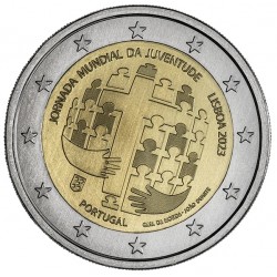 Portugal 2 euro 2023 Wereldongerendag in Lissabon UNC