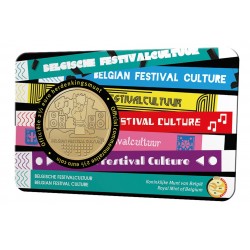 Belgie 2,50 euro 2023 Festival Cultuur BU in coincard