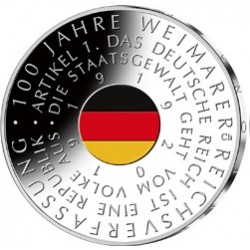 Duitsland 20 euro 2019 A Weimarer Reichsverfassung UNC