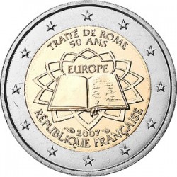 Frankrijk 2 euro comm 2007 'Vedrag van Rome' UNC