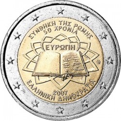 Griekenland 2 euro2007 'Vedrag van Rome' UNC