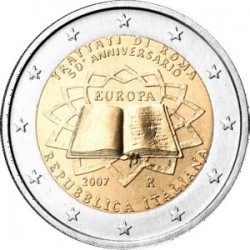 Italie 2 euro comm 2007 'Vedrag van Rome' UNC