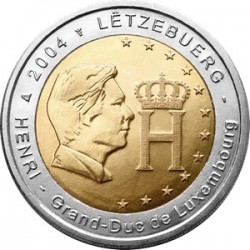 Luxemburg 2 euro 2004 Grootherthog Henri UNC