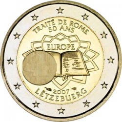 Luxemburg 2 euro comm 2007 'Vedrag van Rome' UNC