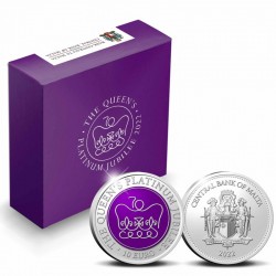 Malta 10 euro 2022 Queen Elizabeth - The Queens Platinum Jubilee Silver Proof coin