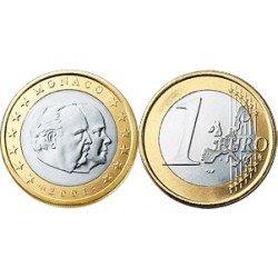 Monaco 1 euro 2001