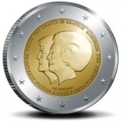 Nederland 2 euro comm 2013 'Dubbelportret Beatrix en Willem-Alexander' UNC