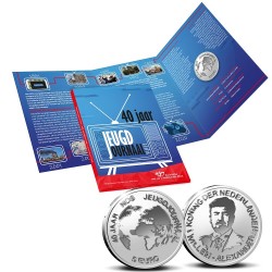 Nederland 5 euro 2021 NOS Jeugdjournaal zilver proof