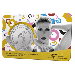 Nederland 5 euro 2023 COC LHBTI+ BU in coincard