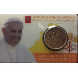 Vaticaan 50 cent 2017 coincard nr. 8