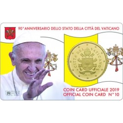Vaticaan 50 cent 2019 coincard nr. 10