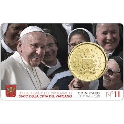 Vaticaan 50 cent 2020 coincard nr. 11