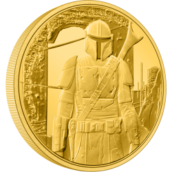 2021 Star Wars The Mandalorian Classics 1) THE MANDALORIAN™ - Niue 25 dollars 1/4 oz gold coin