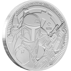 2020 Star Wars Bullion 6) BOBA FETT - Niue 2 dollars 2020 1 oz silver coin