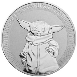 2021 Star Wars Bullion 12) GROGU - BABY YODA - Niue 2 dollars 2021 1 oz silver coin