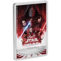Niue 2 dollars 2019 Star Wars Posters - 8) The Last Jedi™ - 1 Oz. silver coin