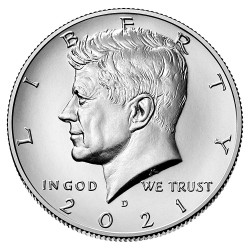 US Kennedy Half Dollar 2021 - D