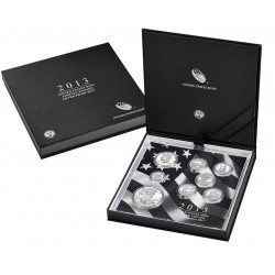 US USA - United States Mint Limited Edition Silver Proof coin set 2013
