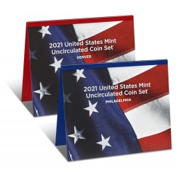 United States Mint UNC coinset 2021 P and D