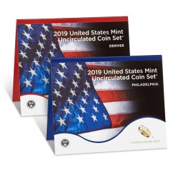 United States Mint UNC coinset 2019 P and D