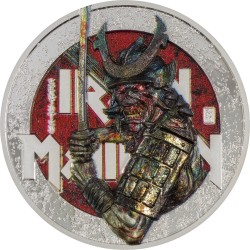 Cook Islands 10 dollars 2022 IRON MAIDEN - Senjutsu - 2 oz silver coin
