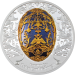 Mongolia 1000 Togrog 2023 - Peter Carl Faberge: Tsarevich Egg - 2 oz silver coin