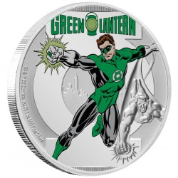 2020 Justice League 60 years 5) GREEN LANTERN™ - Niue 2 dollars 1 oz silver coin