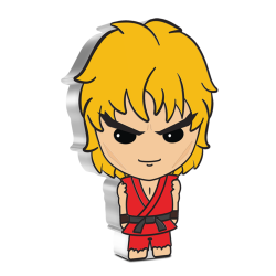 2021 Chibi Coin Collection - Streetfighter 2 KEN MASTERS - Niue 2 dollars 1 oz silver coin