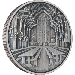 2022 Harry Potter HOGWARTS - The Great Hall - Niue 2 dollars 1 oz silver coin